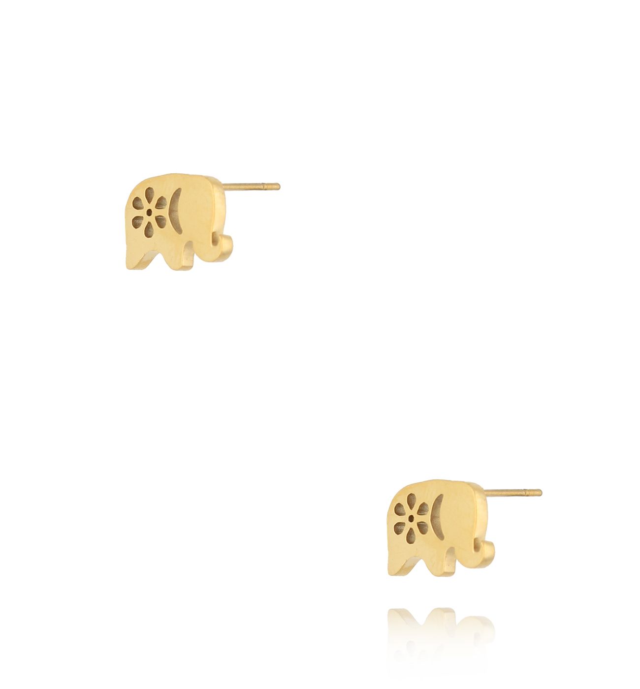 Kolczyki złote wkrętki słoniki Larissa KSA1035