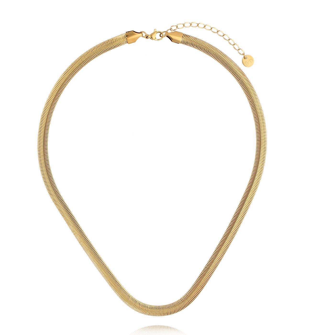 Naszyjnik złoty żmijka NSY0454