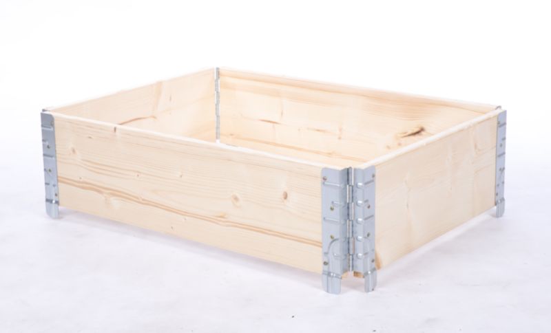 Nadstawka paletowa MODO24 impregnowana przezroczysta do grządki i zielnika 60 x 80 cm 2 szt.