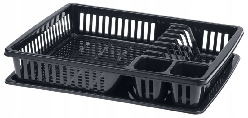 Suszarka Do Naczyń KADAX Stojąca Ociekacz Jednopoziomowa Tacka Plastikowa 38x30cm 1szt.