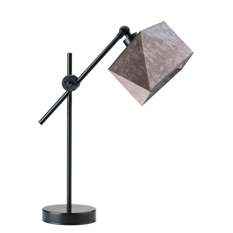 Lampka Nocna Volta Light Factory Modern Abażur Beton Diament 1xE27 1szt.