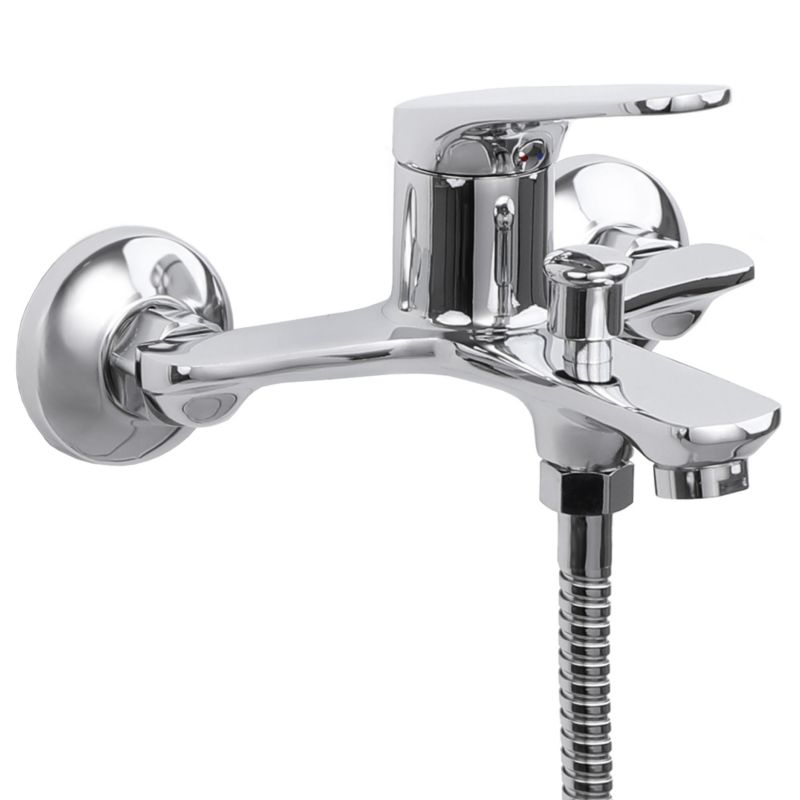 Bateria wannowa SONIA - YOKA HOME prysznicowa ścienna natryskowa chrom - 1 szt.