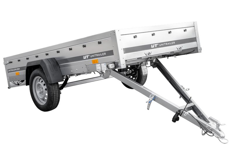 Przyczepka samochodowa Unitrailer na resorach 264x125 GARDEN 264/R KIPP 1 szt.