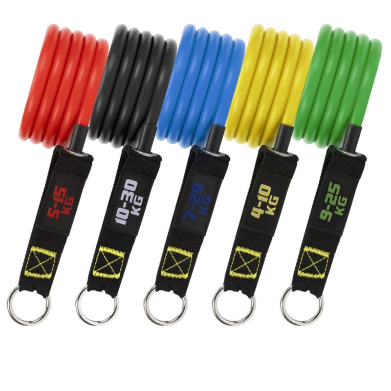 Ekspandery Actiget oporowe do ćwiczeń gumy, taśmy fitness, kolorowe 5 szt.