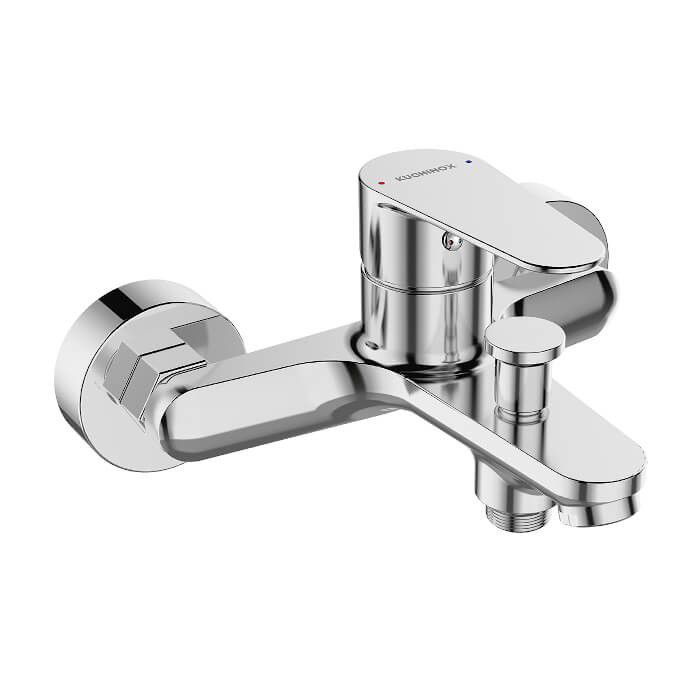 Bateria wannowa KUCHINOX Fresno chrom ścienna jednouchwytowa 1. szt.