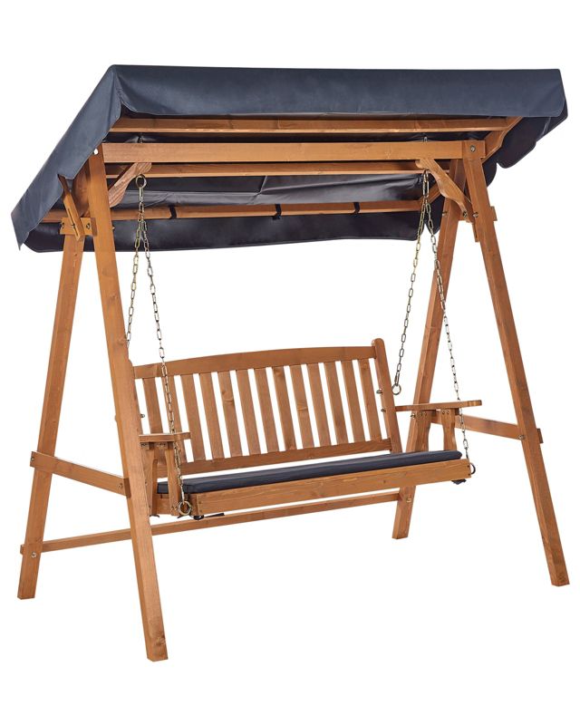 Huśtawka ogrodowa Fibbialla Drewno świerkowe Brązowy 1 szt.