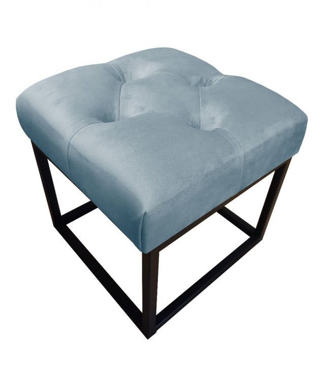 Pufa CHARLIE BL VELVET szara ATOS 1 szt.