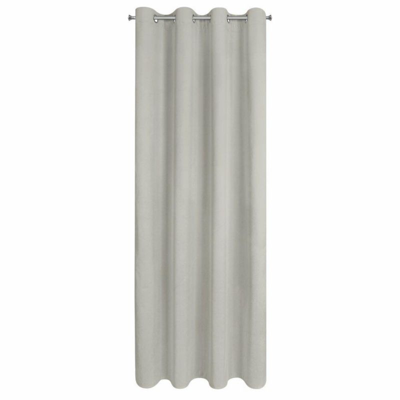 Zasłona NITA Eurofirany 140 x 250 cm blackout cappucino welwetowa 100% zaciemniająca 1 szt.