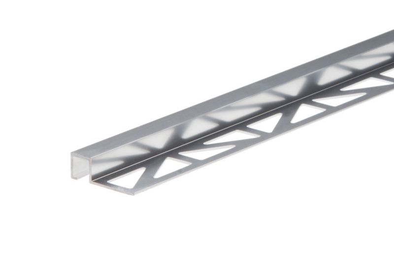 Profil do glazury krawędziowy Cezar Srebrny El-Poler 2500x9x10mm Cezar aluminiowy 1 szt.