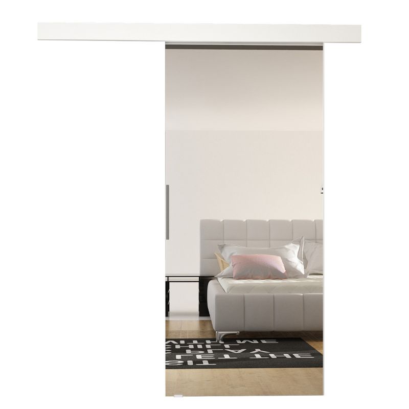 Drzwi przesuwne wewnętrzne MIRJAN 24 Marti II 80 + samodomykacz biały 1 kpl.