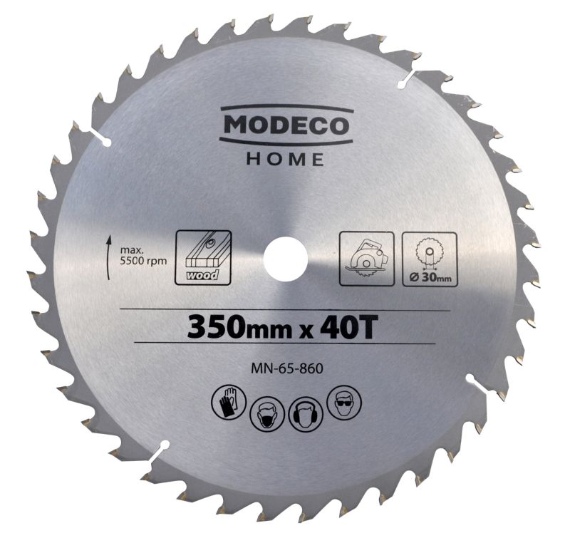 Piła tarczowa Home Tools do drewna 350 mm 30/20/16x40T - blister - 1 szt.