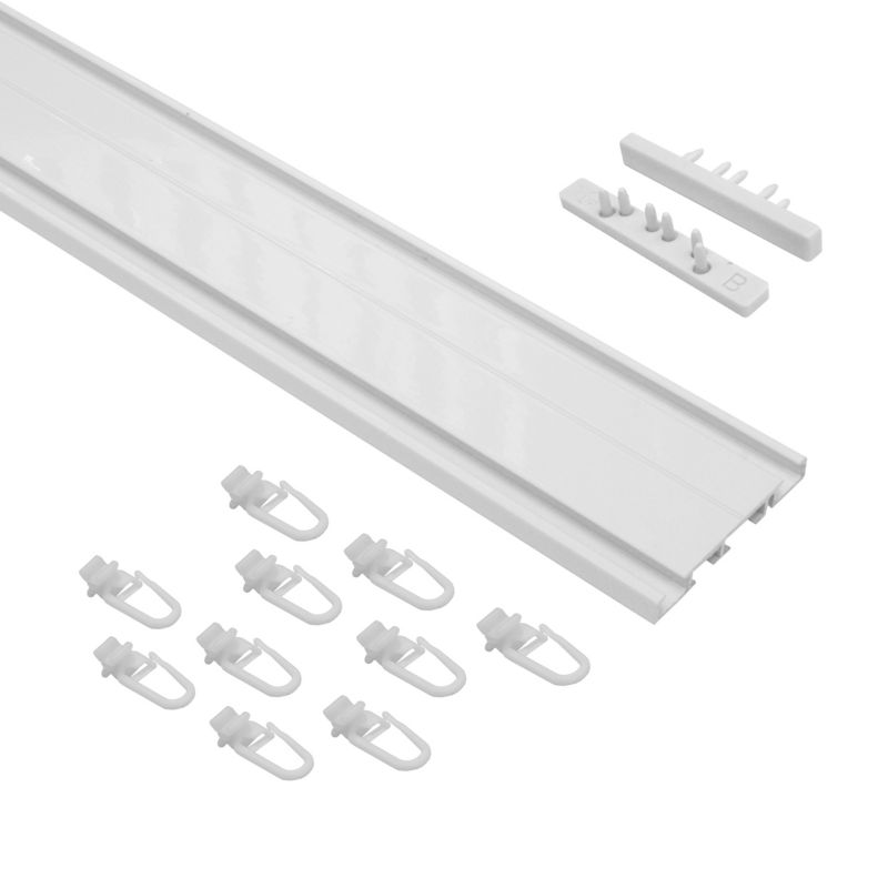 Szyna sufitowa 2-torowa Gardinia aluminiowa biała 300 cm