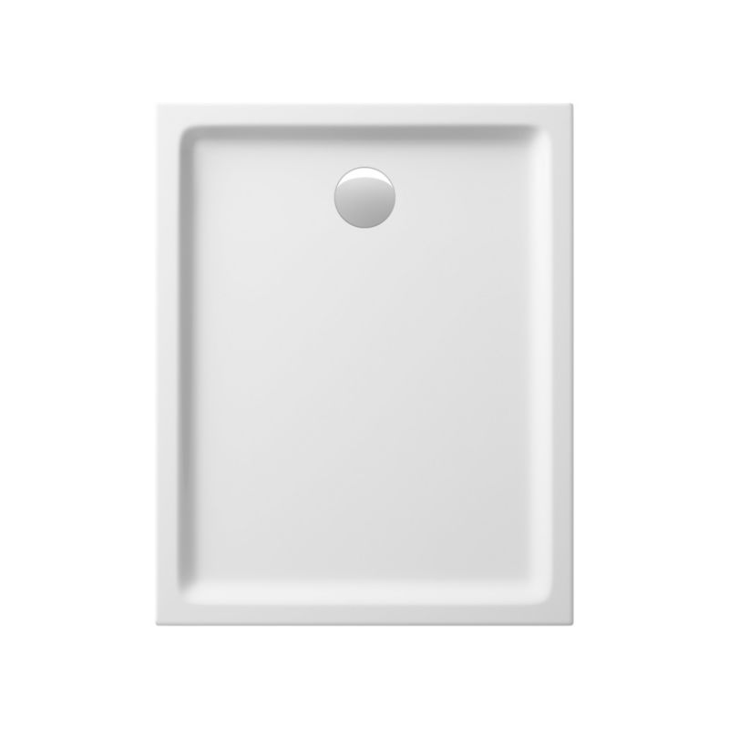 Brodzik prostokątny Cersanit Tako 100x80 cm akrylowy biały wys. 4 cm 1 szt.