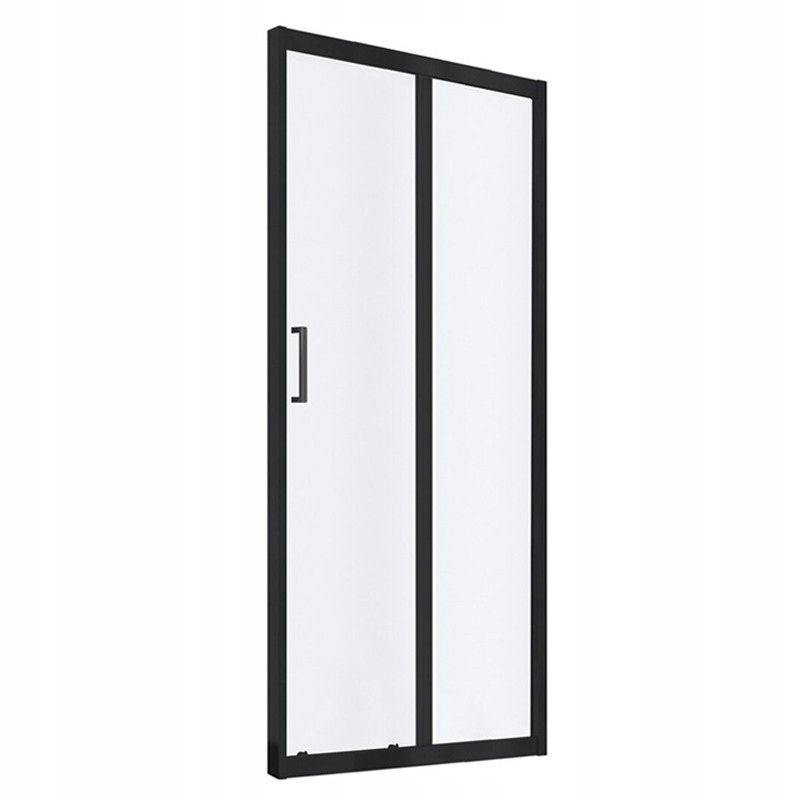 Drzwi prysznicowe Hobby D Kabi 100x185 cm Czarny, szkło transparentne 5 mm 1 szt.