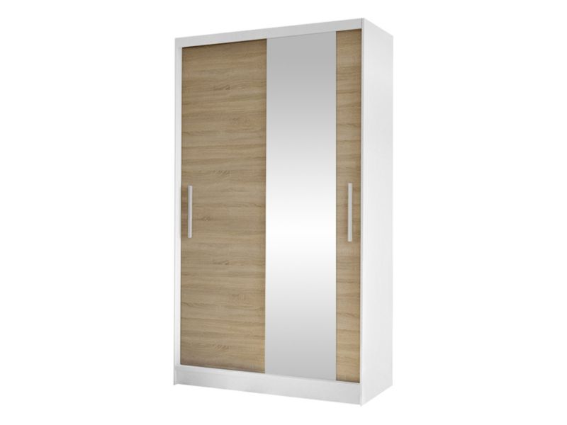 Szafa MIRJAN 24 z drzwiami przesuwnymi Costa VI biały/dąb sonoma 1 szt.