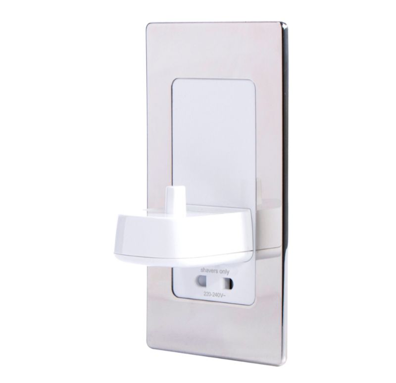 Płyta czołowa do ładowarki ProofVision PV11P PV12P do szczoteczki Oral-B/Braun stal polerowana 1 szt.