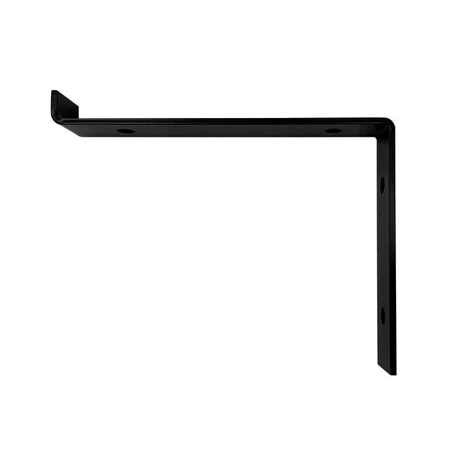 Wspornik GoodHome Elgar L 200 x 210 mm czarny