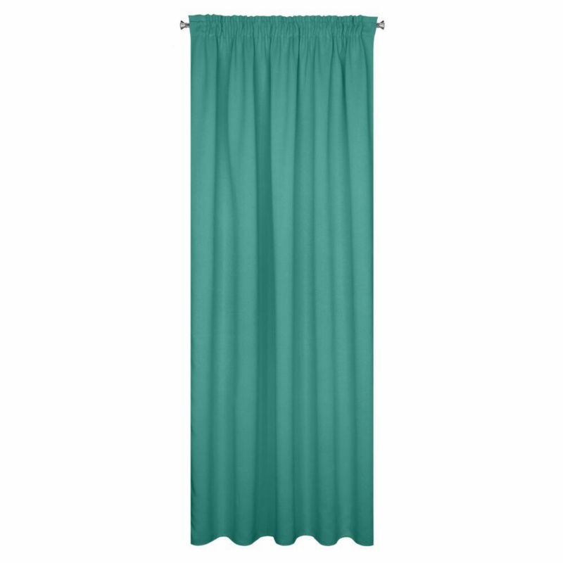 Zasłona PARISA Eurofirany 135 x 270 cm turkusowa zaciemniająca z mięsistej tkaniny typu blackout, 1 szt.