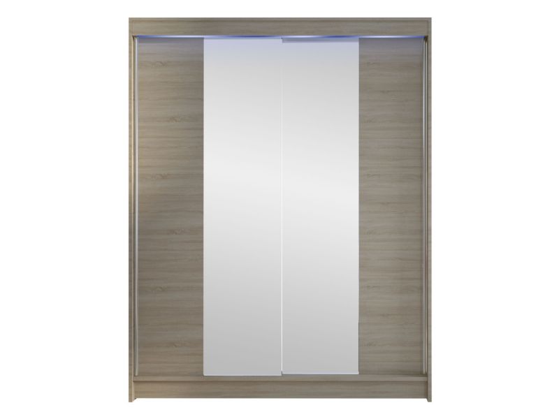 Szafa MIRJAN 24 z drzwiami przesuwnymi Camino II z oświetleniem RGB dąb sonoma 1 szt.