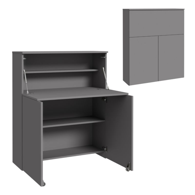 Biurko rozkładane VERTO - kolor szary 1 szt.