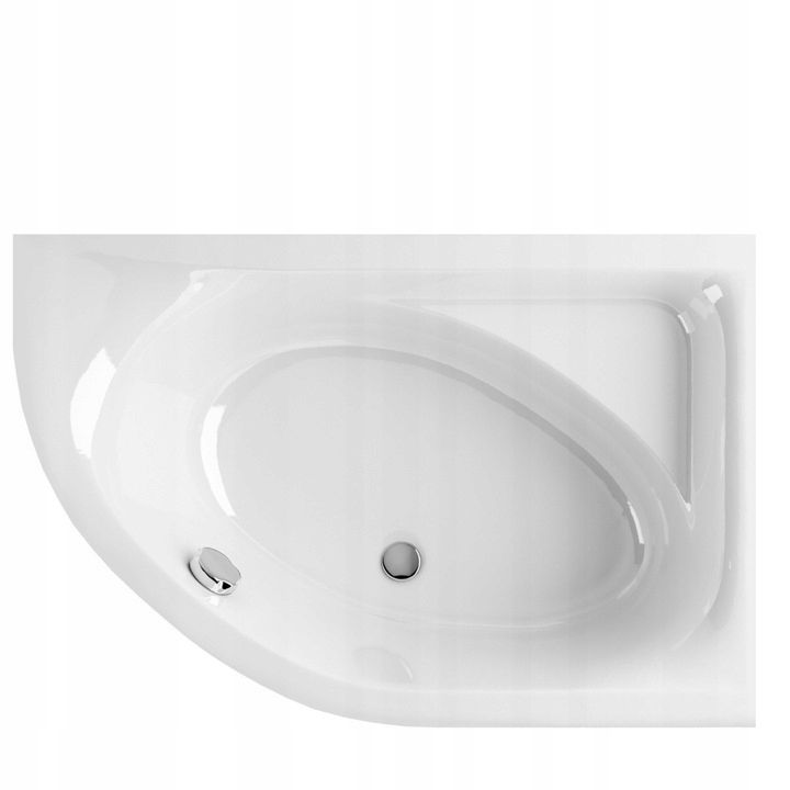 Wanna narożna asymetryczna prawa 150 x 100 cm z syfonem akrylowa Laminart 1 szt.