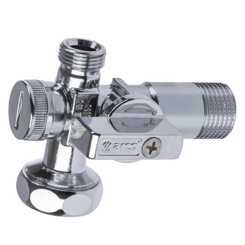 Zawór Arco kombinowany kątowy kulowy 12.7 mm x 19.05 mm x 9.5 mm A-80 1 szt.