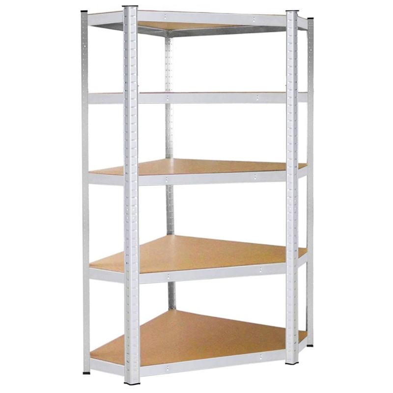 Regał narożny magazynowy Springos 5 półek 180x90x40 cm 875 kg do garażu, piwnicy 1 szt.