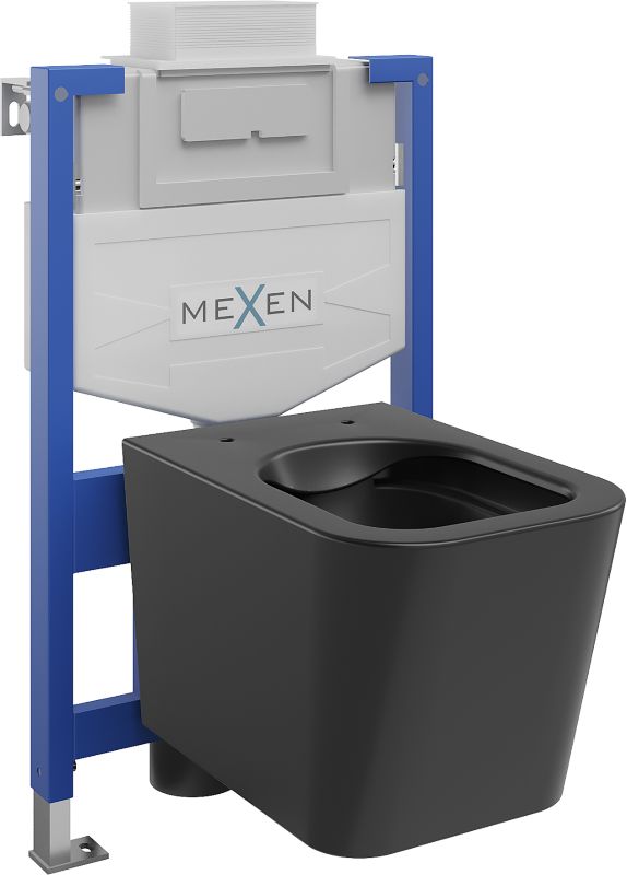 Zestaw WC podtynkowy Mexen Teo czarny 51x34,5 cm 1 szt.