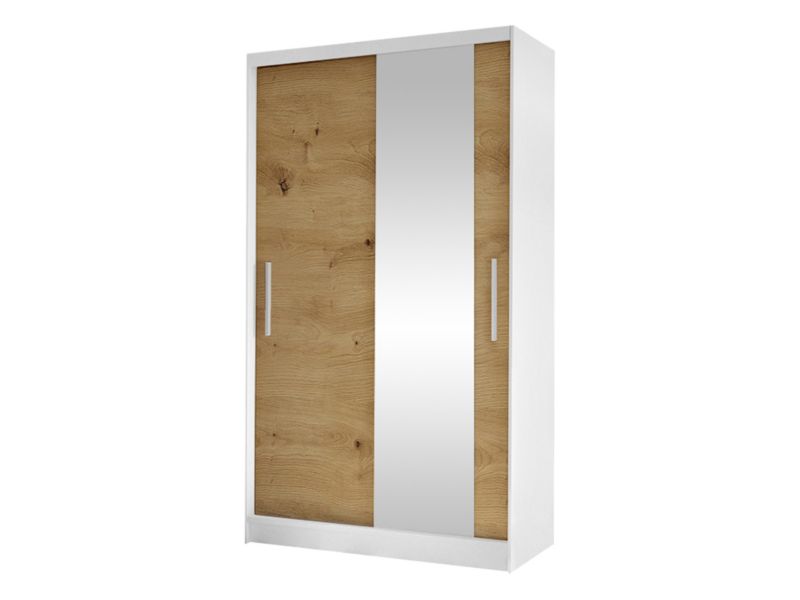 Szafa MIRJAN 24 z drzwiami przesuwnymi Costa VI biały/dąb artisan 1 szt.