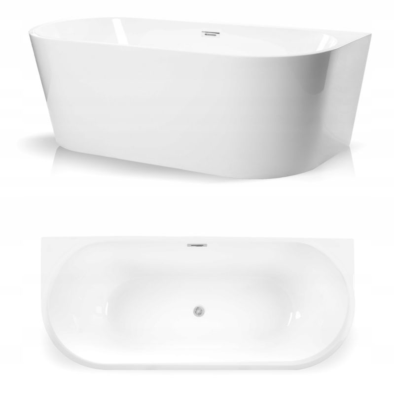 Wanna Corciano Wolnostojąca Przyścienna Uniwersalna Pari 140x75 Biała 1szt.