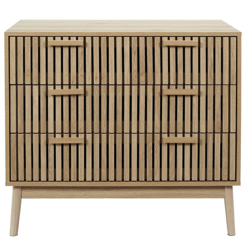 Komoda drewniana Klaus INTESI z szufladami skandynawska do salonu i sypialni 90 cm 1 szt.