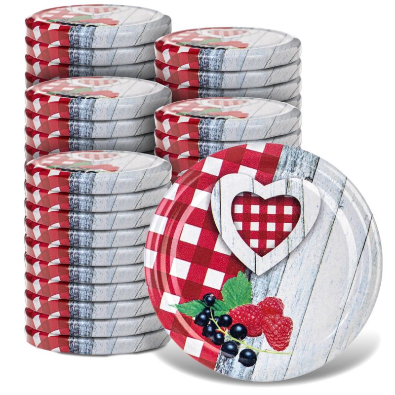 Zakrętki KADAX Do Słoików Fi 82 Nakrętki Na Słoiki Wieczka Przetwory 50szt.