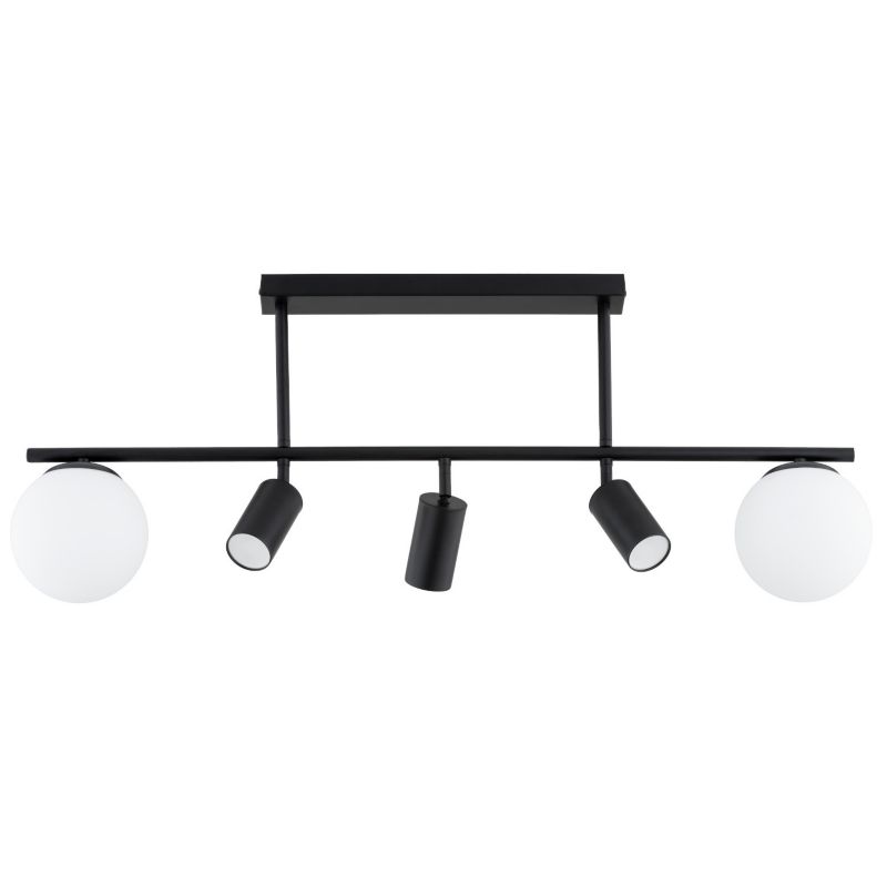 Lampa sufitowa wisząca Alfa Eska 3360 czarno-biała do kuchni 5xGU10 / E14 x 15W 1 szt.