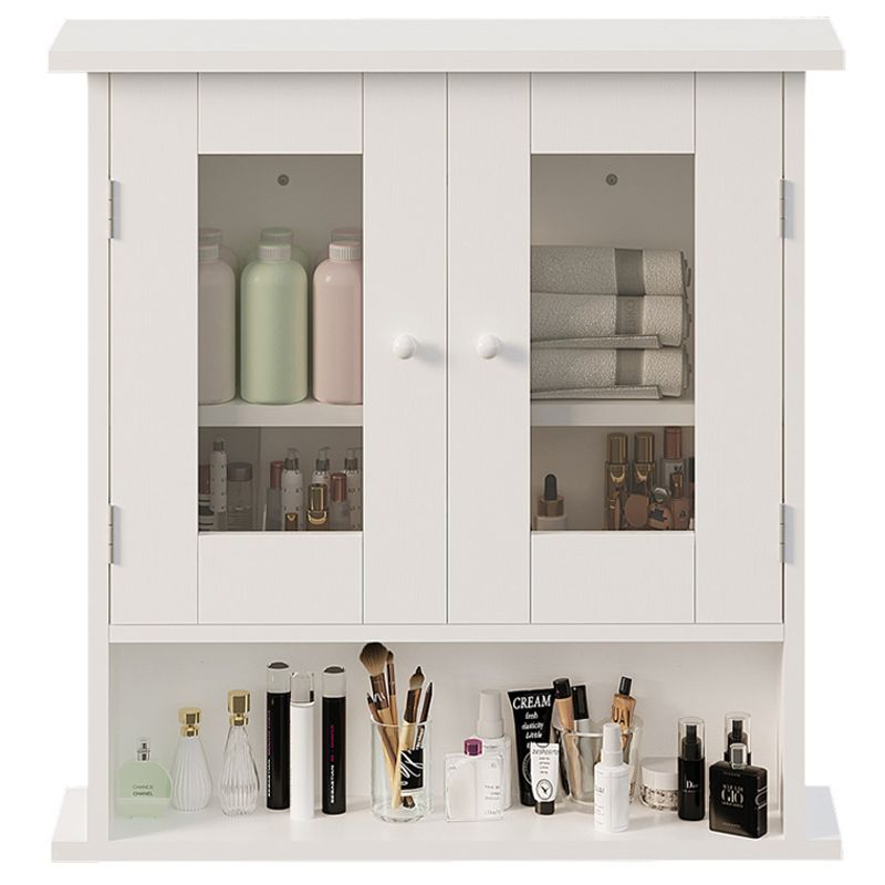 Szafka łazienkowa Rebiko wisząca biała 2-drzwiowa loft półki 58 cm 1 szt.