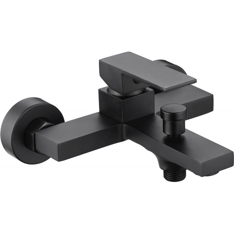 Bateria wannowa Mexen Uno czarna ścienna 1 szt.