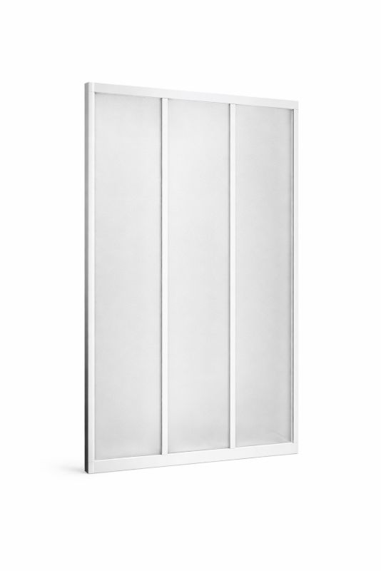 Drzwi prysznicowe przesuwne Ravak Supernova ASDP3 90 białe szkło nieprzezroczyste Grape 1 szt