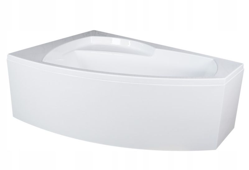 Wanna narożna asymetryczna lewa 150 x 100 cm akrylowa Ibiza z obudową Laminart 1 szt.