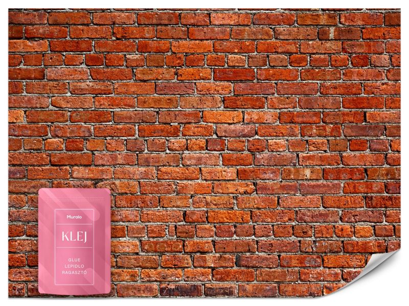 Fototapeta Muralo Czerwona Cegła 200x140 cm 1szt.