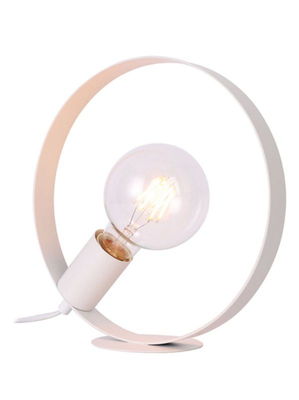 Lampa stołowa Candellux Nexo biała 1 x E27 x 40W IP20 wym: 25 x 10 x 25 cm metal - 1 szt.