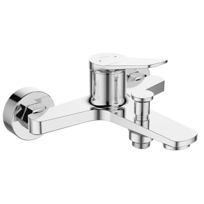 Bateria wannowa Invena Alonia chrom 1 szt.