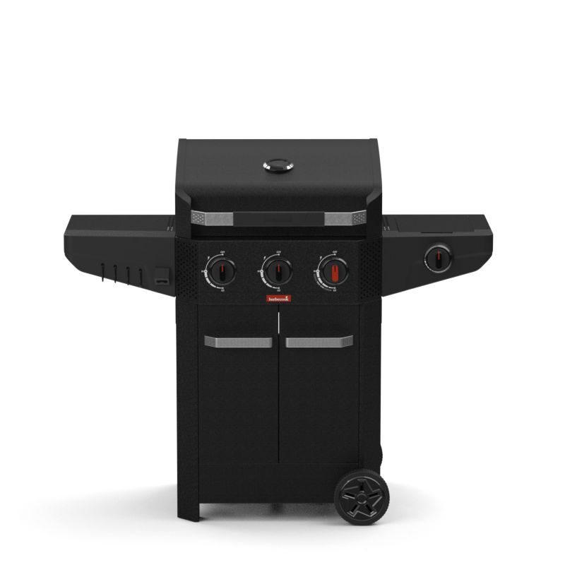 Grill gazowy BARBECOOK LUCA 312 żeliwny ruszt mocny 13,7kW 1szt.