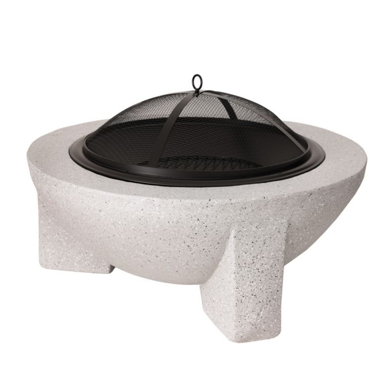Palenisko ogrodowe Bauhus do ogniska na taras pokrywa 75x75x40 cm 1 szt.
