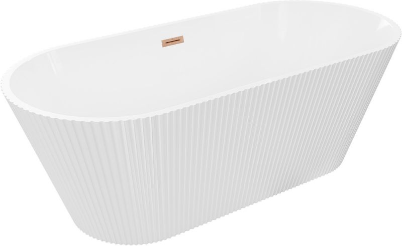 Wanna wolnostojąca Mexen Yara biała 170x75 cm .- 52861707500-65 1 szt.