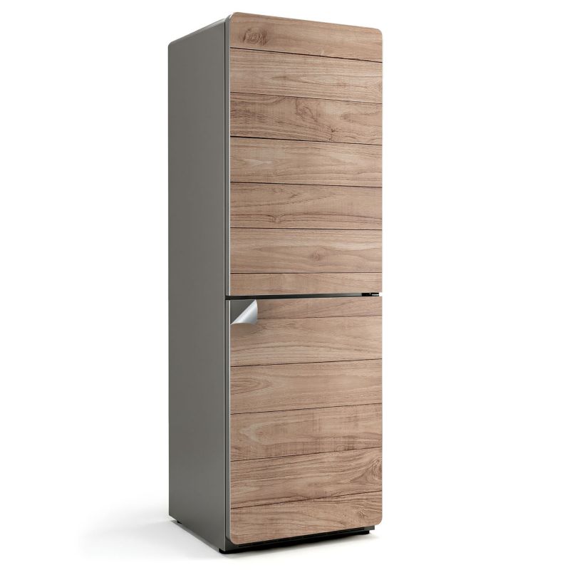 Folia Ozdobna Na Lodówkę Wallfluent 60x180 cm Deska drewniana w pionie 1 szt.