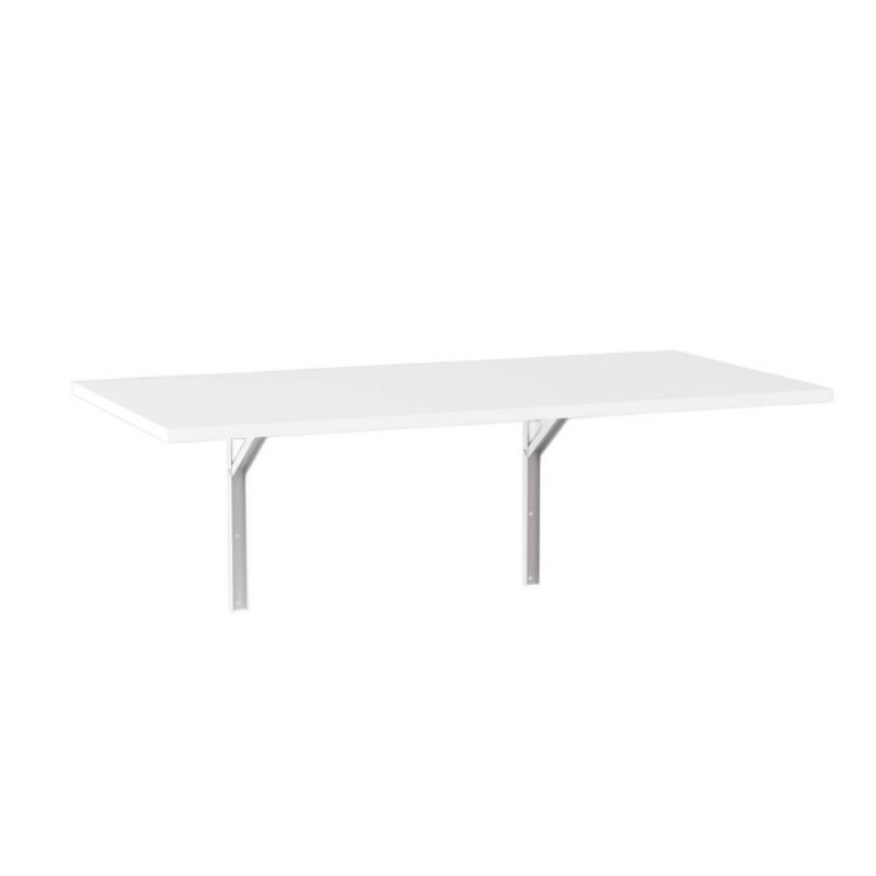 Stół ścienny KOLM prostokątny 138 x 68 cm FLAP Biały 1szt.