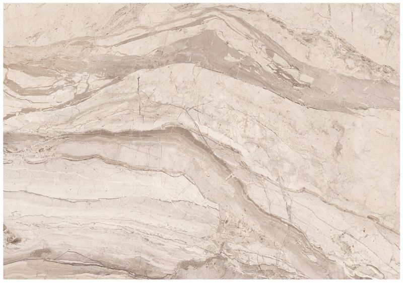 Fototapeta WALLARENA Do Sypialni Salonu Winylowa Marmur Kamień Abstrakcja Beżowy 254x184 cm 16375W4 1 szt.