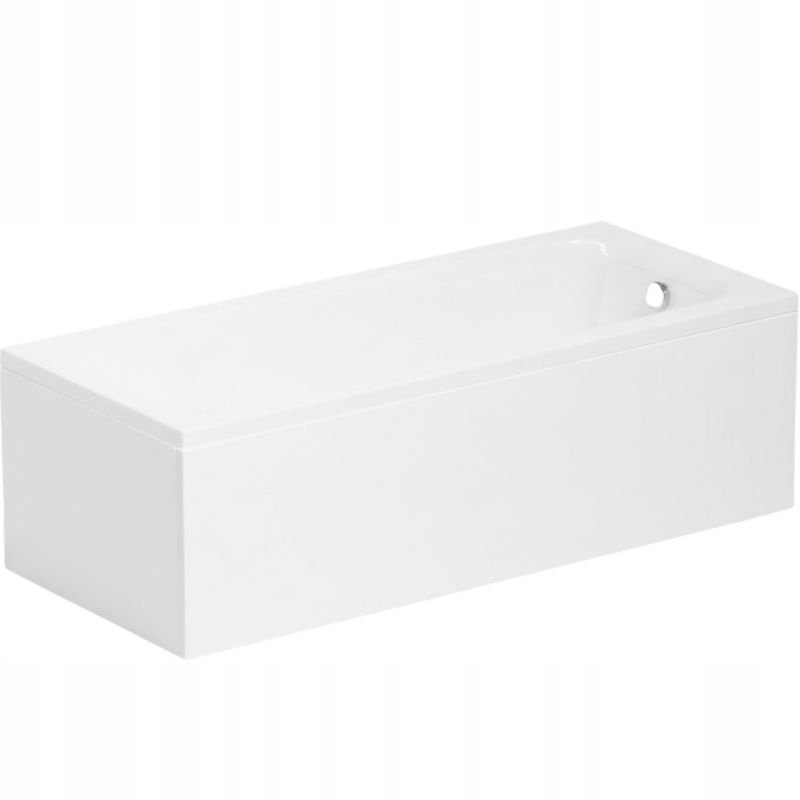 Wanna prostokątna 140 x 70 z obudową syfon akrylowa biała Laminart 1 szt.