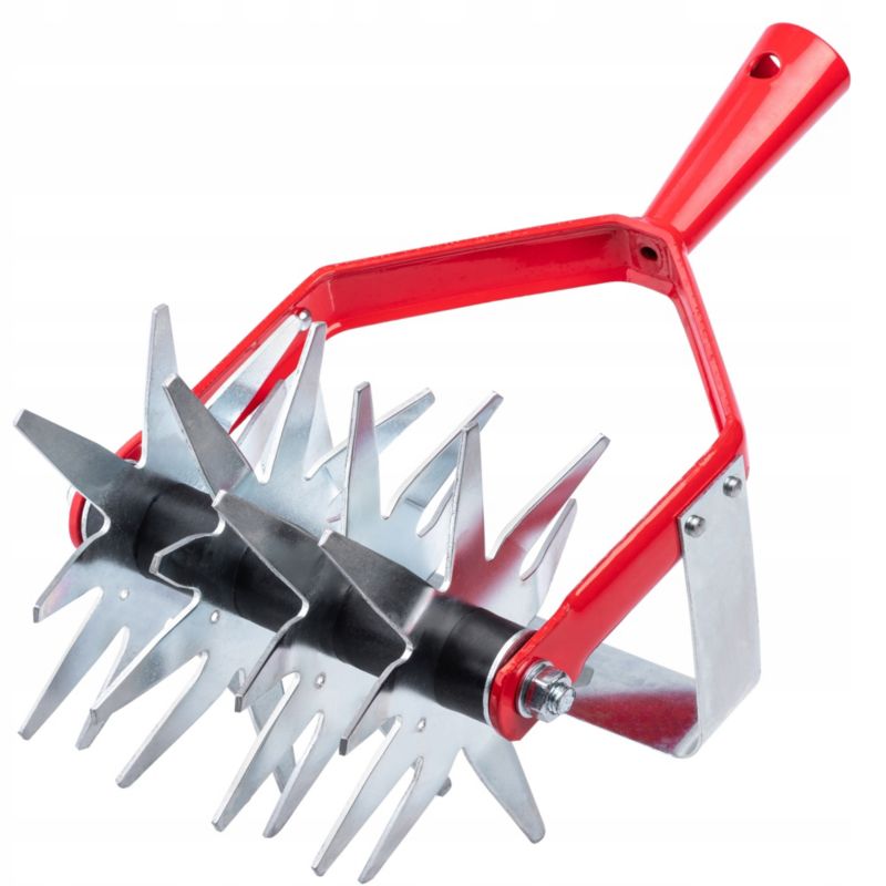 Kultywator KADAX Spulchniacz Gleb Ręczny Ogrodowy Z Podcinaczem Do Ziemi Podłoża 1szt.