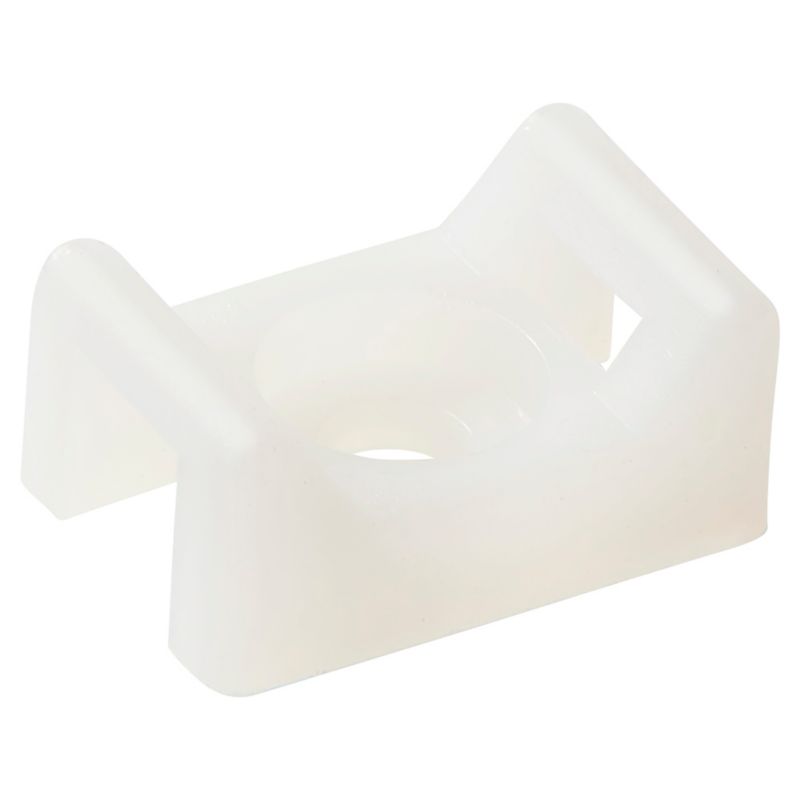 Uchwyty kablowe Diall typu STM 4,8 mm białe 25 szt