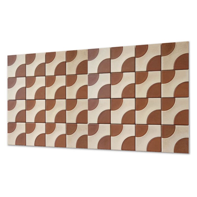 Winylowy Panel Z Grafiką ArtPrintCave 120x60 cm Geometryczne płytki w wzory 1 szt.